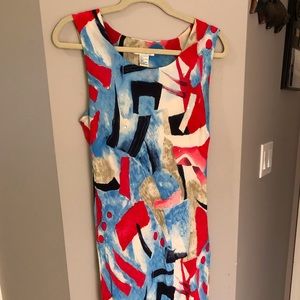 Abstract print dress